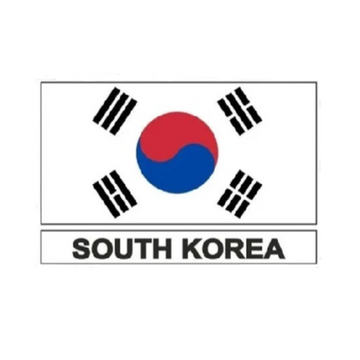 South Korea Flag Vinyl Car Sticker