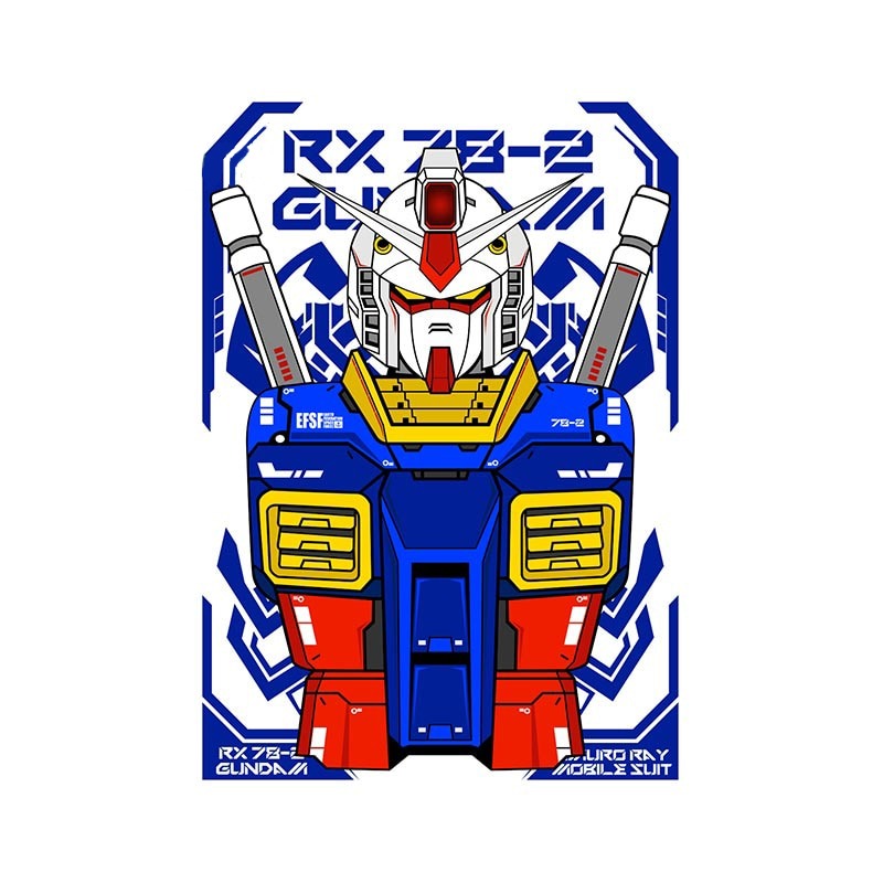 Mobile Suit 'RX-78-2 Gundam | Amuro Ray' Vinyl Car Sticker