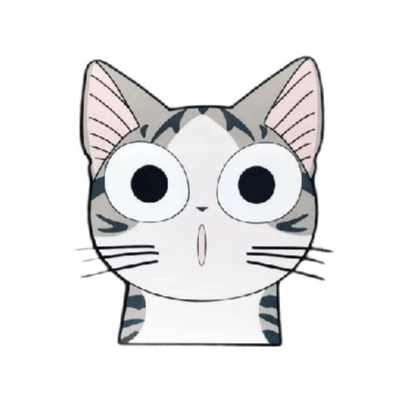 Chi's Sweet Home 'Chi Yamada | Shocked' Vinyl Car Peeker Sticker