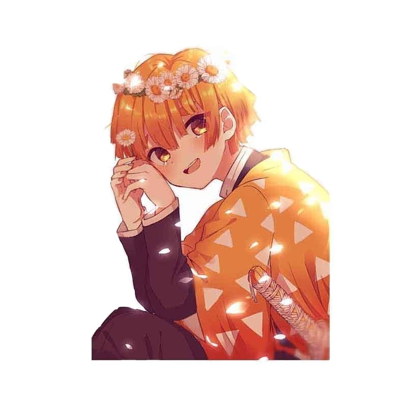 Demon Slayer 'Zenitsu Agatsuma | Adorable' Vinyl Car Sticker