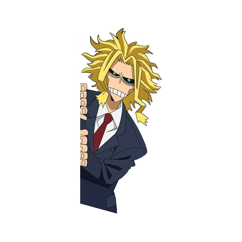 My Hero Academia 'All Might | Looking' Vinyl Car Peeker Sticker