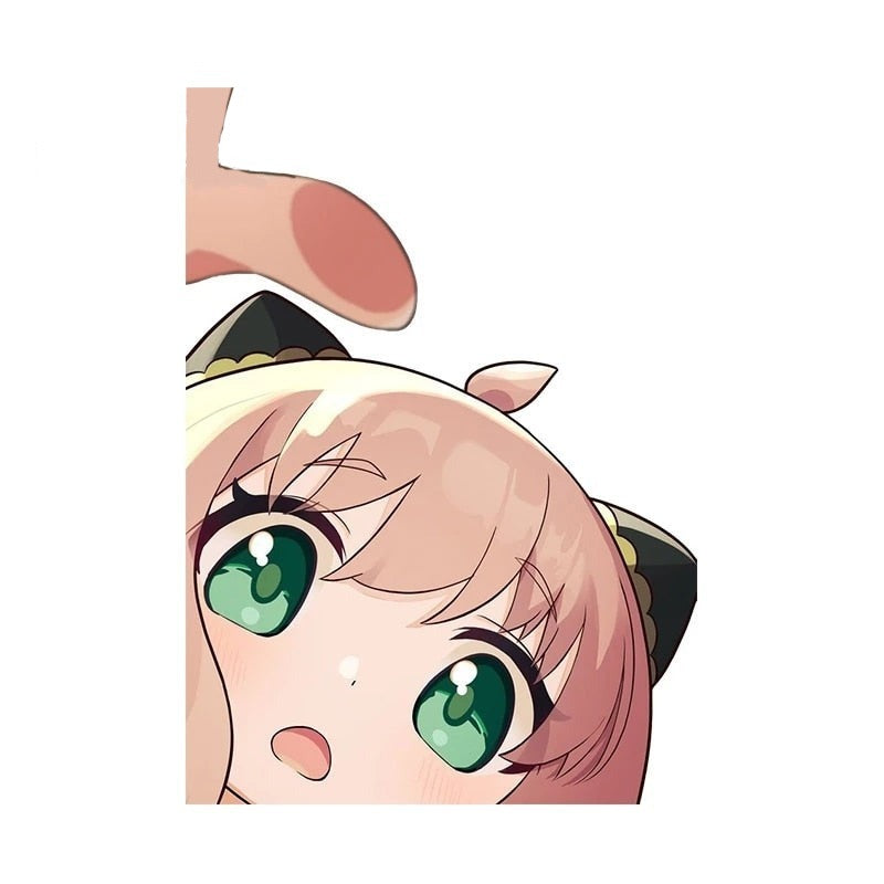 Spy x Family 'Anya | Surprised' Vinyl Car Peeker Sticker