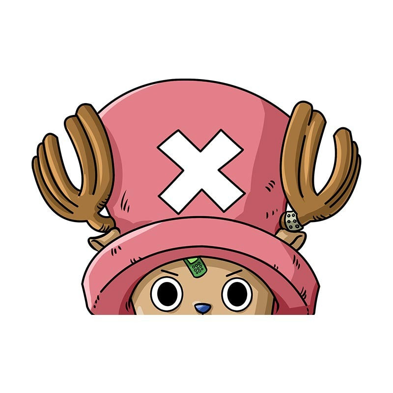 One Piece 'Tony Tony | Peeking | 2.0' Vinyl Car Peeker Sticker