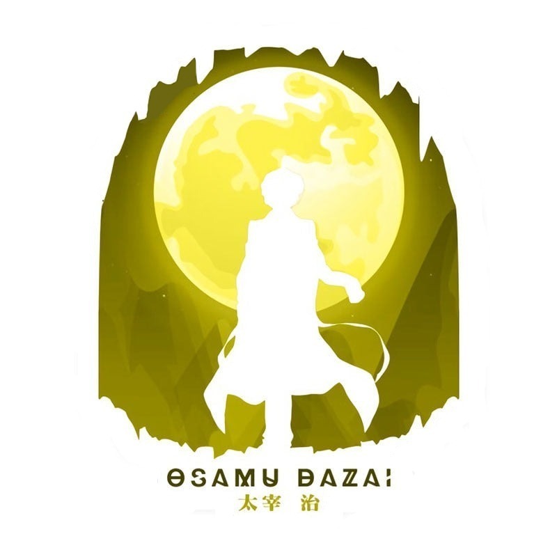 Bungo Stray Dogs 'Osamu Dazai | Standing | Full Moon' Vinyl Car Sticker