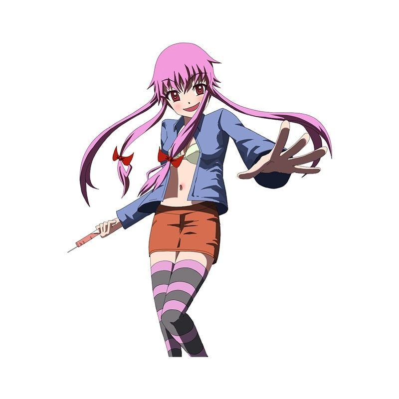 Future Diary 'Yuno Gasai | Stopped' Vinyl Car Sticker