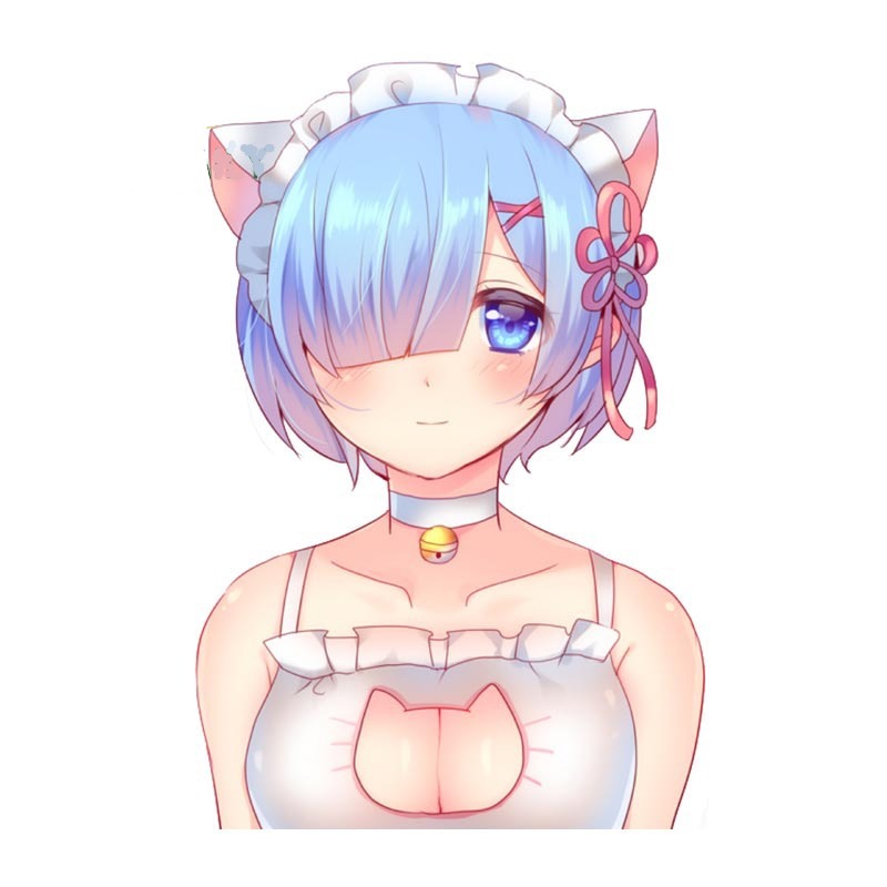 Re:Zero 'Rem | Kitty Top' Vinyl Car Sticker