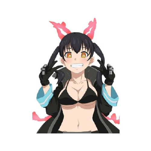 Fire Force 'Tamaki | Peace Sign' Vinyl Car Sticker