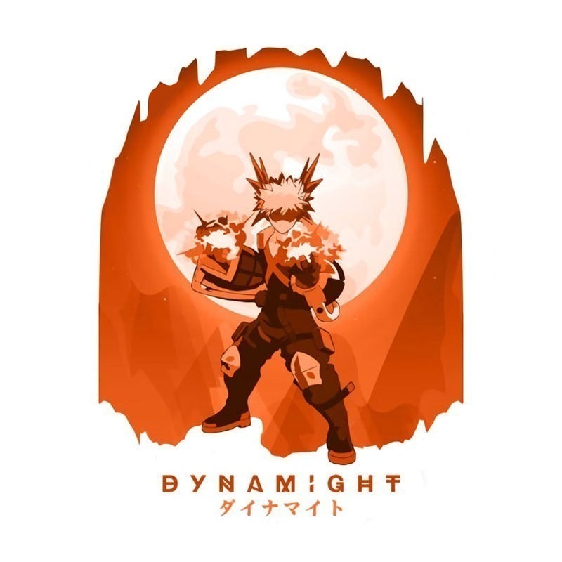 My Hero Academia 'Dynamight | Full Moon' Vinyl Car Sticker
