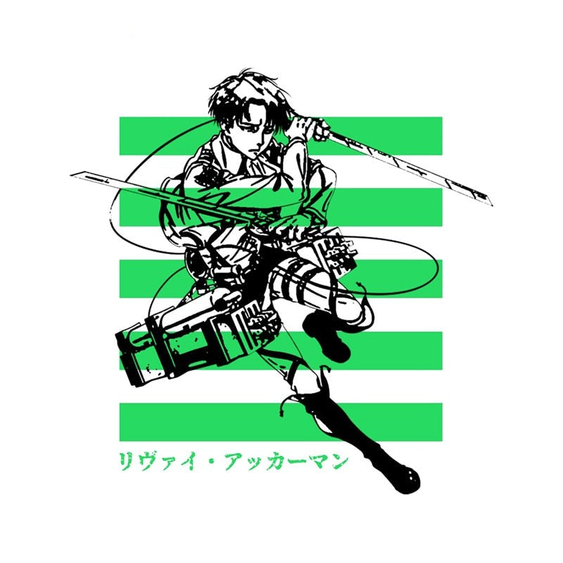 Attack on Titan 'Levi | Fighting' Vinyl Car Sticker