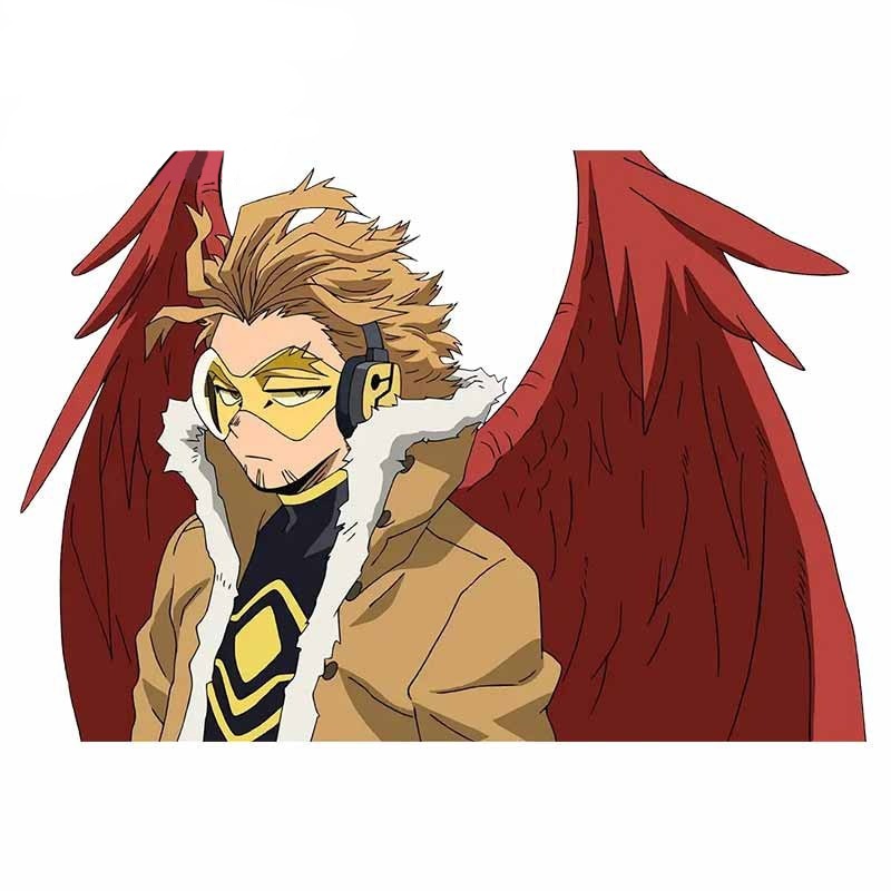 My Hero Academia 'Hawks | Serious' Vinyl Car Sticker