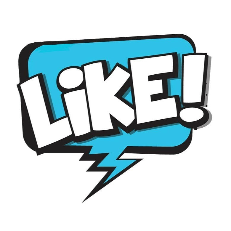 Comic Bubble 'Like!' Vinyl Car Sticker