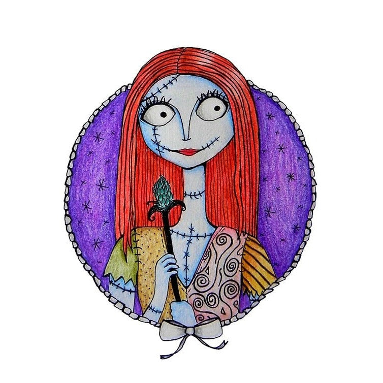 The Nightmare Before Christmas 'Sally | Portrait' Vinyl Car Sticker