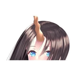 Miss Kobayashi's Dragon Maid 'Elma Joui | Staring' Vinyl Car Peeker Sticker