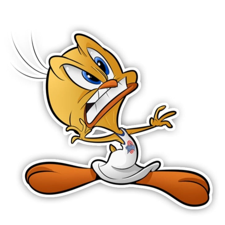 Looney Tunes 'Tweety Bird | Frightened' Vinyl Car Sticker