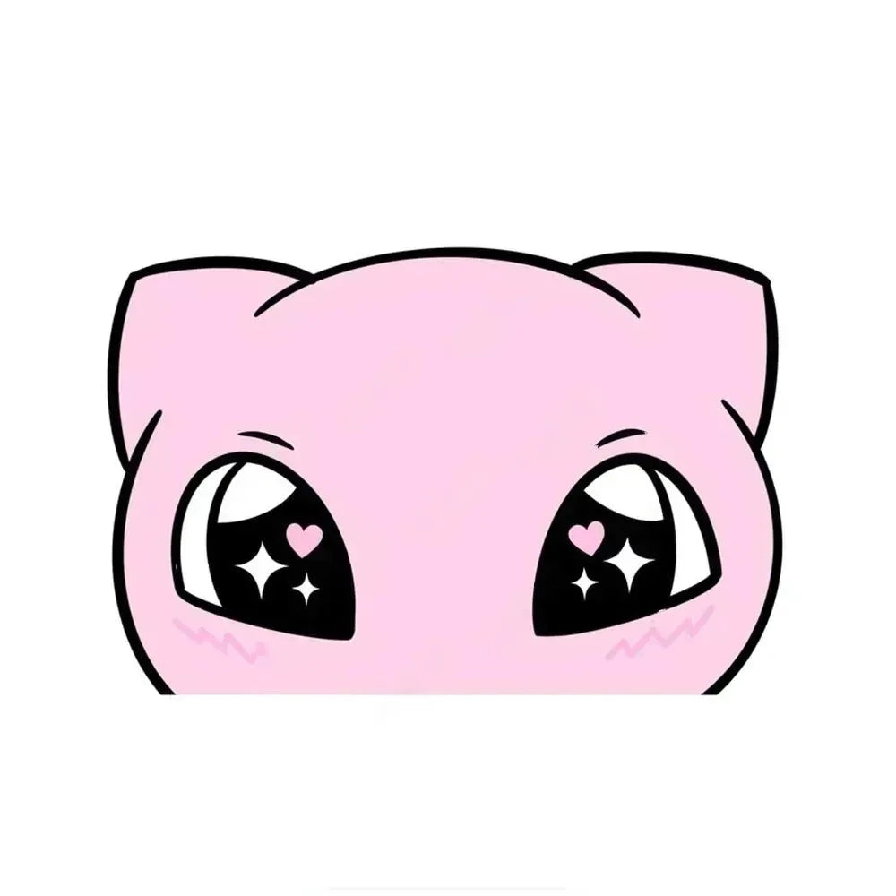 Pokemon 'Mew | In Love' Vinyl Car Peeker Sticker