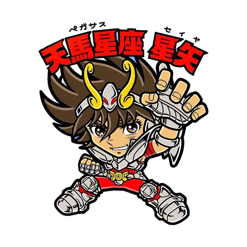 Saint Seiya 'Chibi Seiya | Pegasus Armor' Vinyl Car Sticker