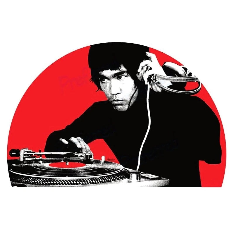 Bruce Lee 'Listening' Vinyl Car Sticker