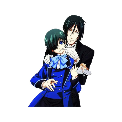 Black Butler 'Sebastian Michaelis and Ciel Phantomhive' Vinyl Car Sticker