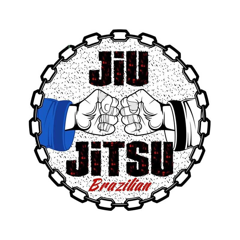 Jiu Jitsu Brazilian 'Fist Bump' Vinyl Car Sticker
