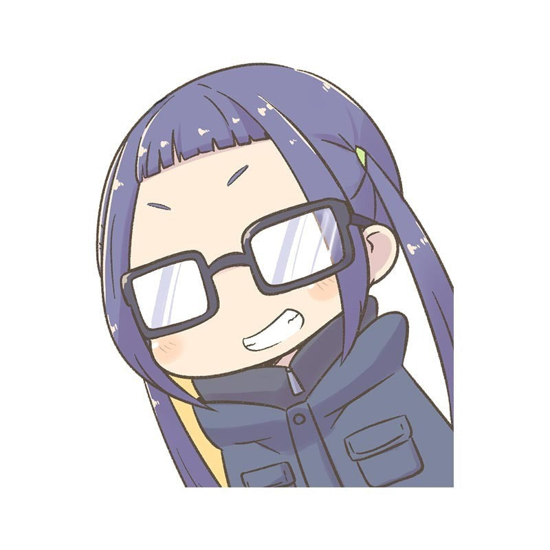 Laid-Back Camp 'Chiaki Oogaki' Vinyl Car Peeker Sticker