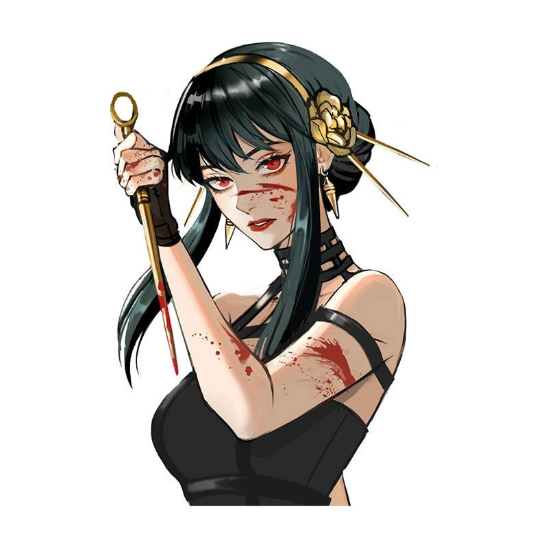 Spy x Family 'Yor Forger | Bloody' Vinyl Car Sticker