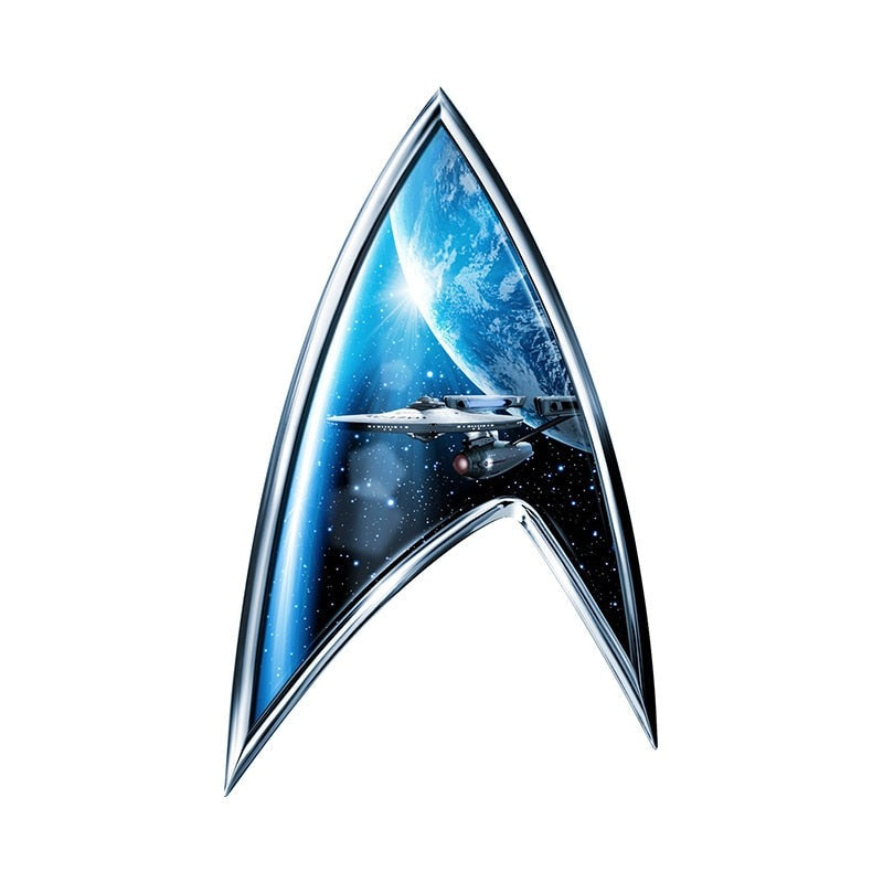 Star Trek 'Starfleet Logo | Starship' Vinyl Car Sticker
