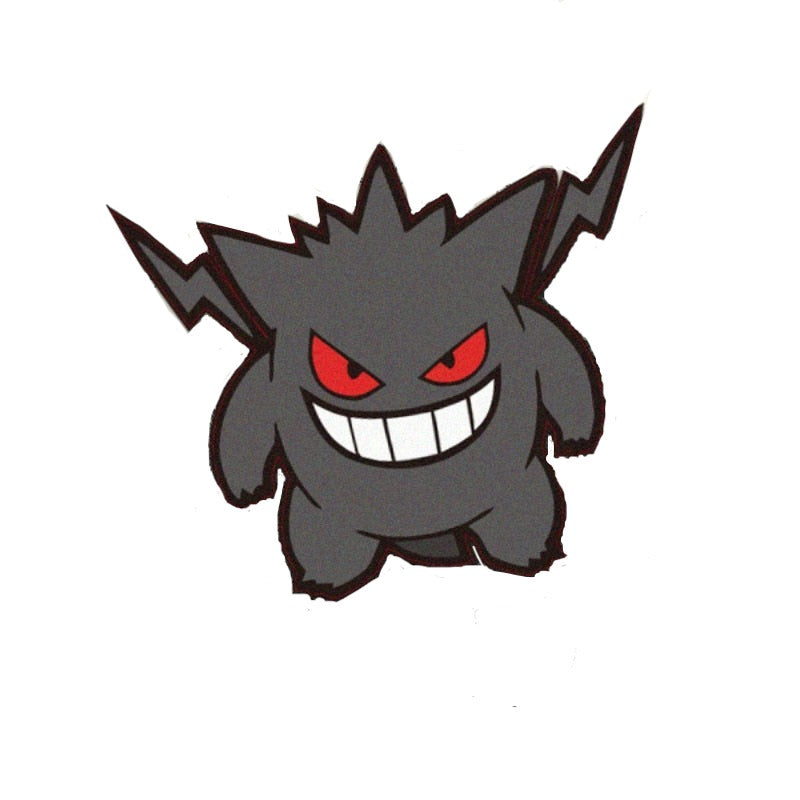Pokemon 'Black Gengar | Grinning' Vinyl Car Sticker