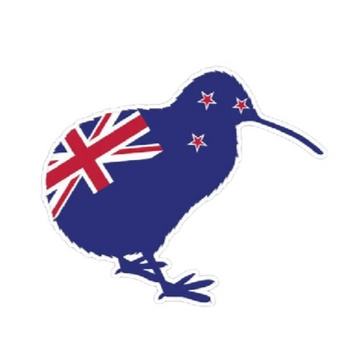New Zealand Flag 'Kiwi Bird' Vinyl Car Sticker