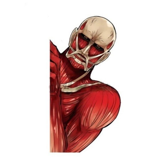 Attack on Titan 'Colossal Titan' Vinyl Car Peeker Sticker