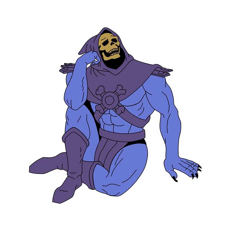 Masters of the Universe 'Skeletor | Looking Up' Vinyl Car Sticker
