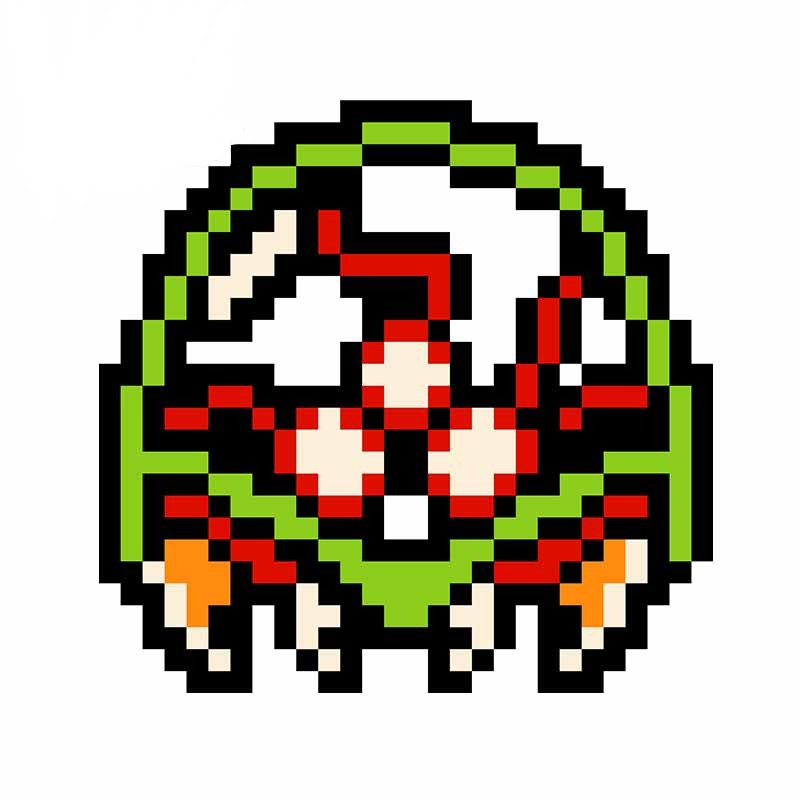 Metroid 'Pixel' Vinyl Car Sticker