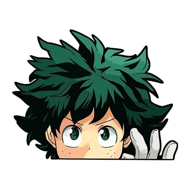 My Hero Academia 'Shocked Deku | Right Hand' Vinyl Car Peeker Sticker