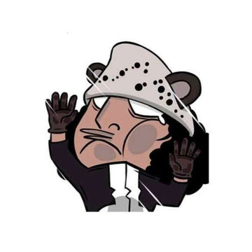 One Piece 'Bartholomew Kuma | Pressed Face' Vinyl Car Sticker