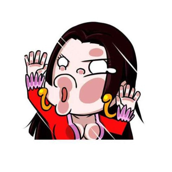 One Piece 'Boa | Pressed Face' Vinyl Car Sticker