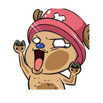 One Piece 'Tony Tony Chopper | Pressed Face' Vinyl Car Sticker