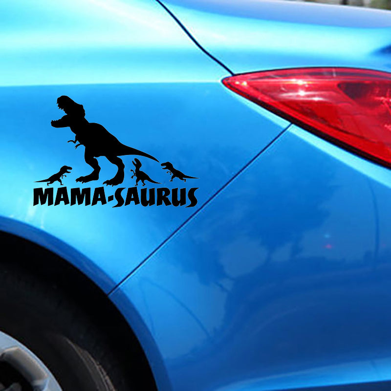 Mama-Saurus 'Mother & Baby Dinosaurs' Vinyl Car Sticker