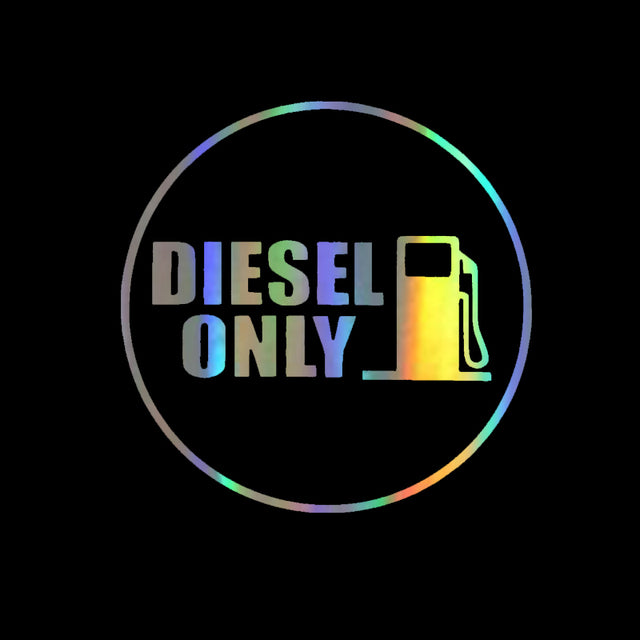 Fuel Tank 'Diesel Only' Vinyl Car Sticker