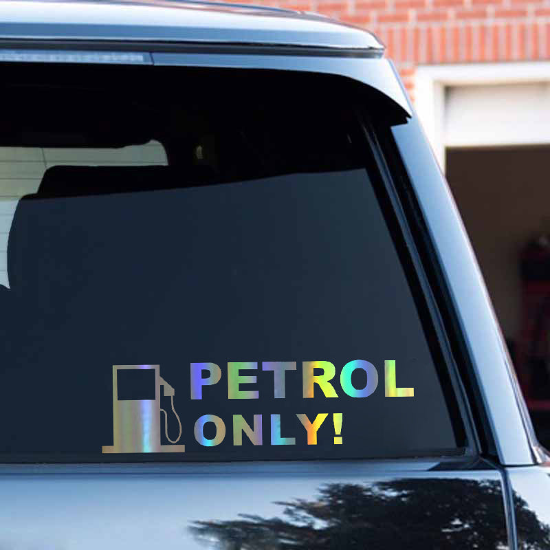 Fuel Tank 'Petrol Only' Vinyl Car Sticker