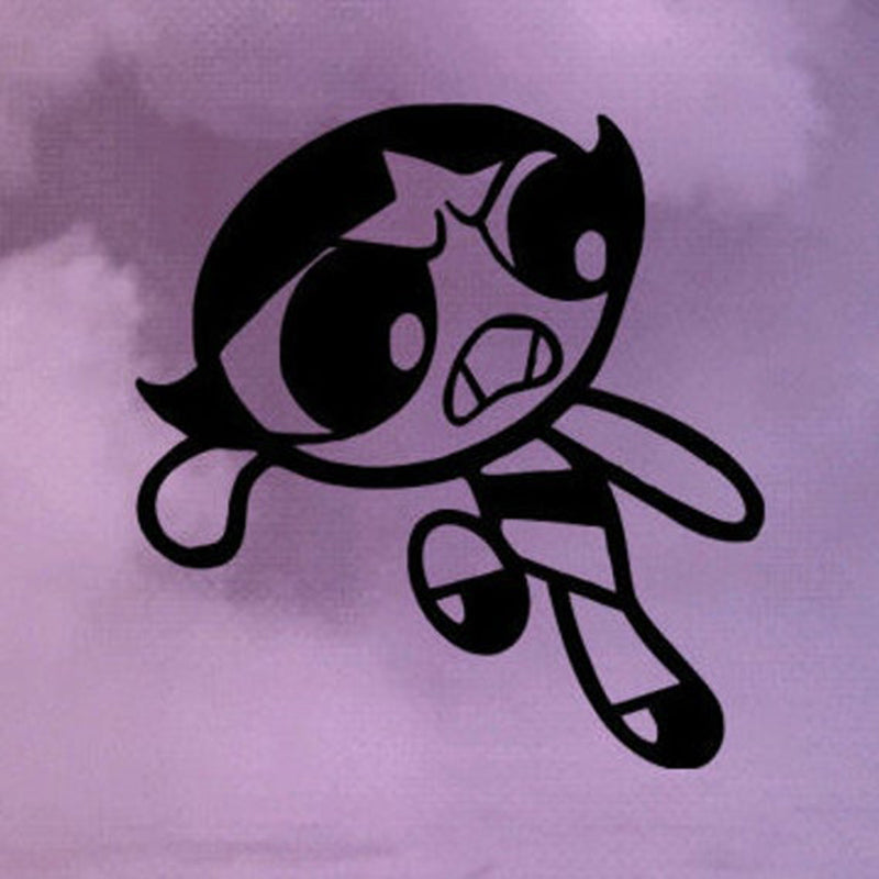 The Powerpuff Girls 'Buttercup | Angry' Vinyl Car Sticker
