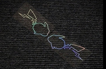 Pokémon 'Pikachu | Rainbow 1.0 | Set of 2' Vinyl Car Sticker