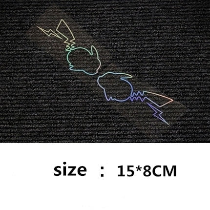 Pokémon 'Pikachu | Rainbow 1.0 | Set of 2' Vinyl Car Sticker