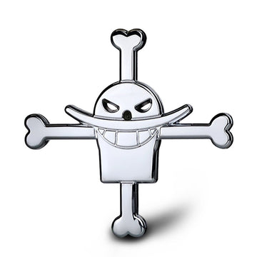 One Piece 'Whitebeard Logo' Metal Car Sticker