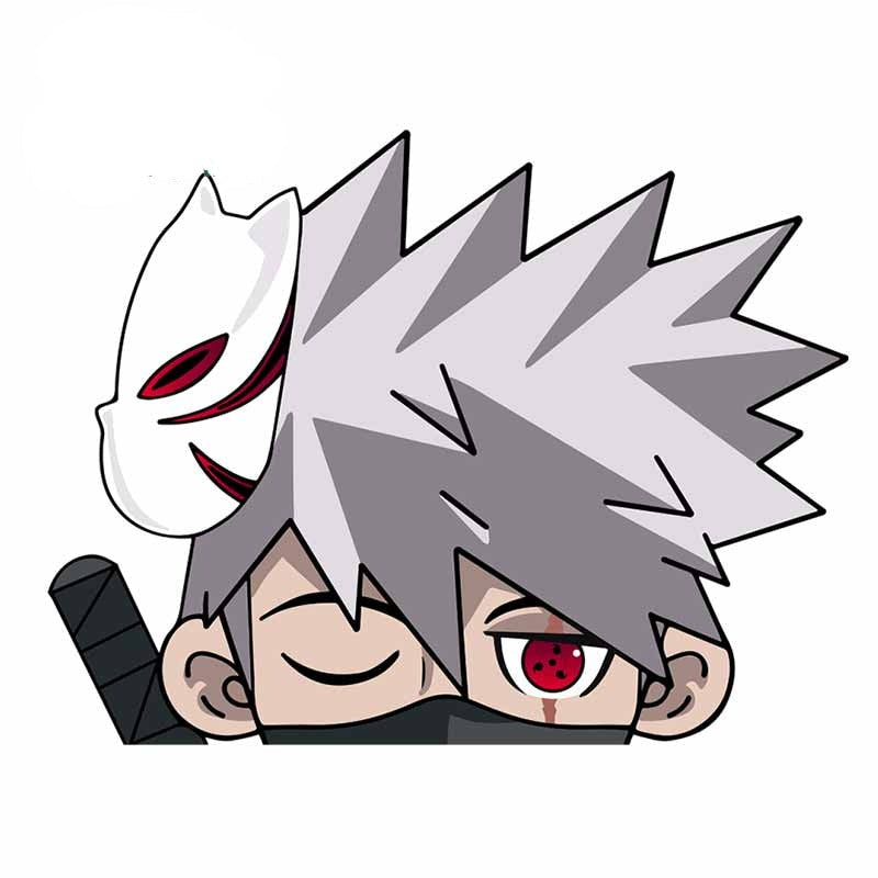 Naruto 'Kakashi Hatake | Winks' Vinyl Car Peeker Sticker