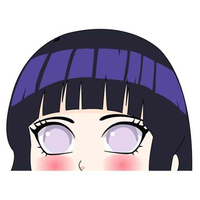 Naruto 'Neji Hyuga | White Eyes' Vinyl Car Peeker Sticker