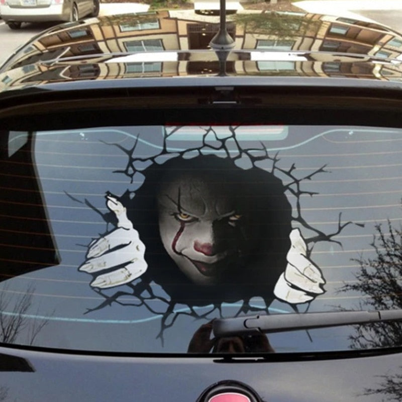 It 'Staring' Car Window Vinyl Sticker