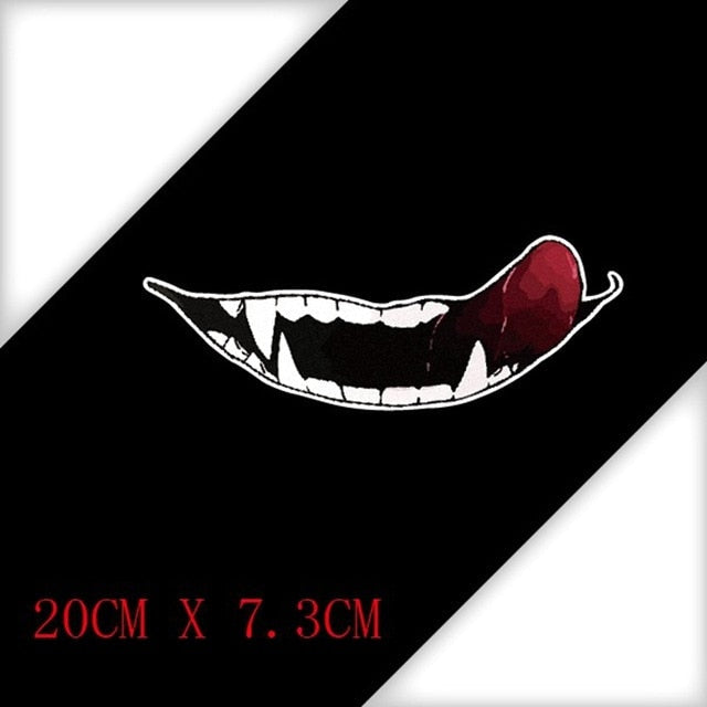 Cool 'Monster Tongue' Vinyl Car Sticker
