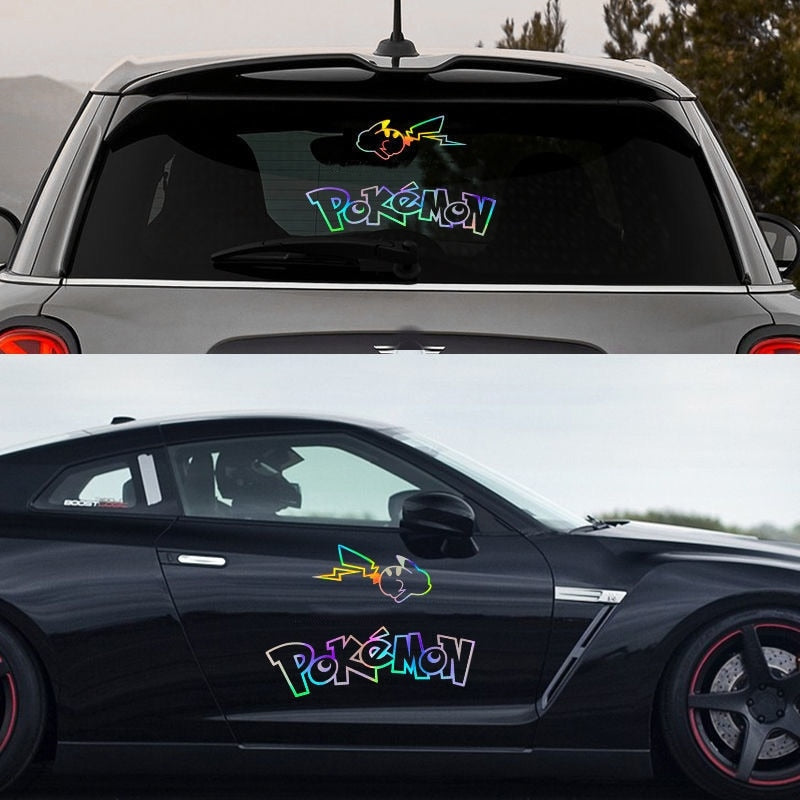 Pokémon 'Colored Lightning | 1.0 | Set of 2' Vinyl Car Sticker