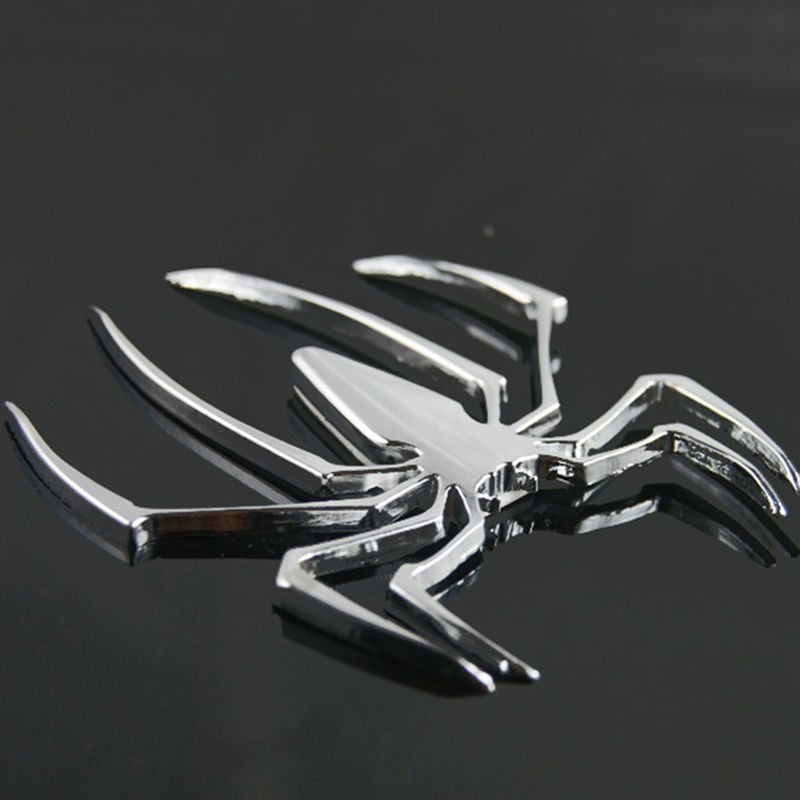 Spider-Man 'Logo | Silver' Metal Car Sticker