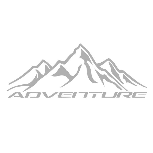 Cool 'Adventure | Gray Mountain' Vinyl Car Sticker