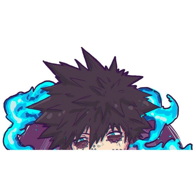 My Hero Academia 'Dabi | Covered with Fire' Vinyl Car Peeker Sticker
